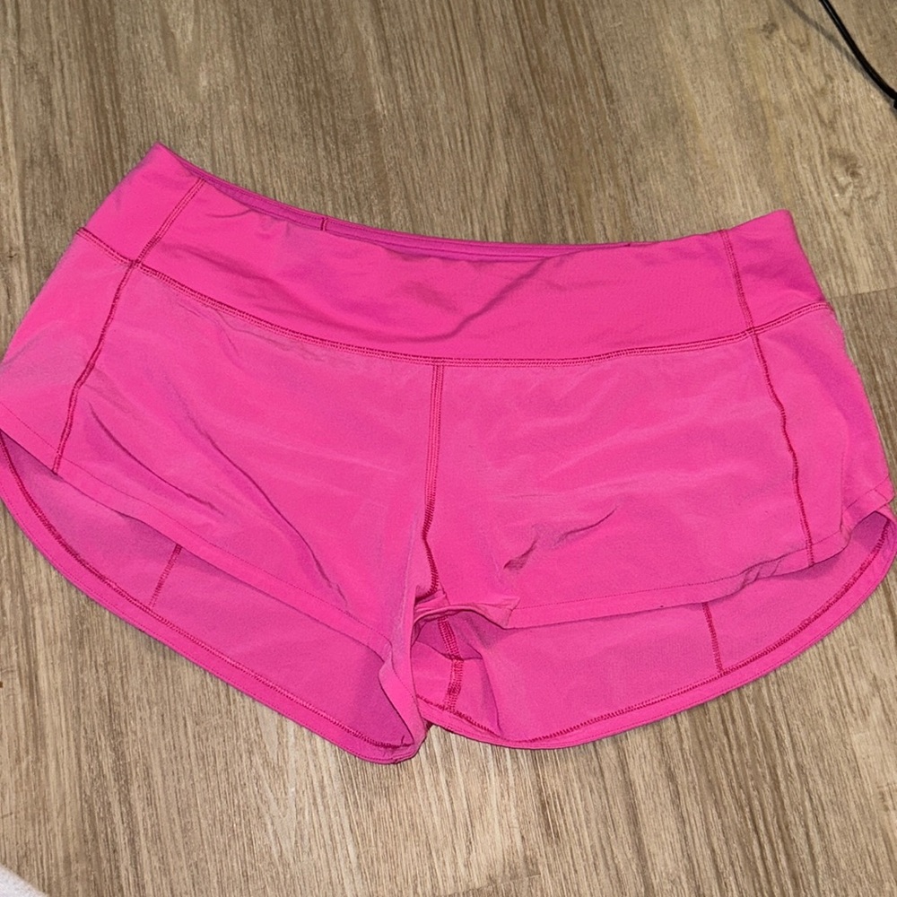 LuluLemon Pink Hotty Hot Shorts